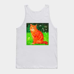 Cat and Butterfly Tank Top